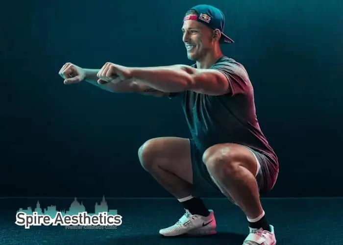Image of man build leg muscle Handsworth Wood through exercise